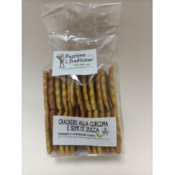 Crackers curcuma e semi di zucca - 150gr