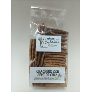 Crackers integrale ai semi di chia - 150gr