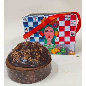 Panettone artigianale Arancia e cioccolato di Modica